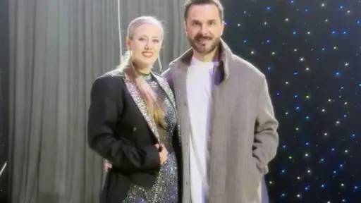 Álvaro Ballero y su ex pareja rusa, Instagram