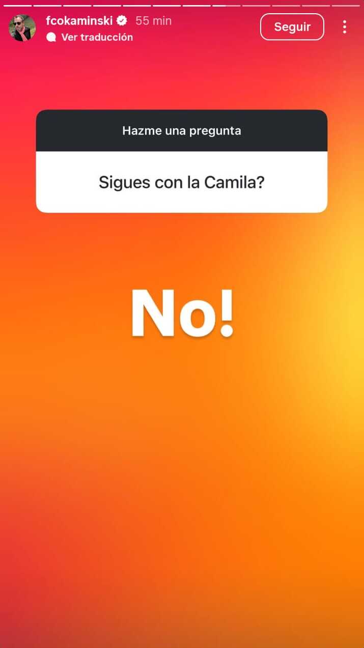 Francisco Kaminski confirma soltería  - Francisco Kaminski | Instagram