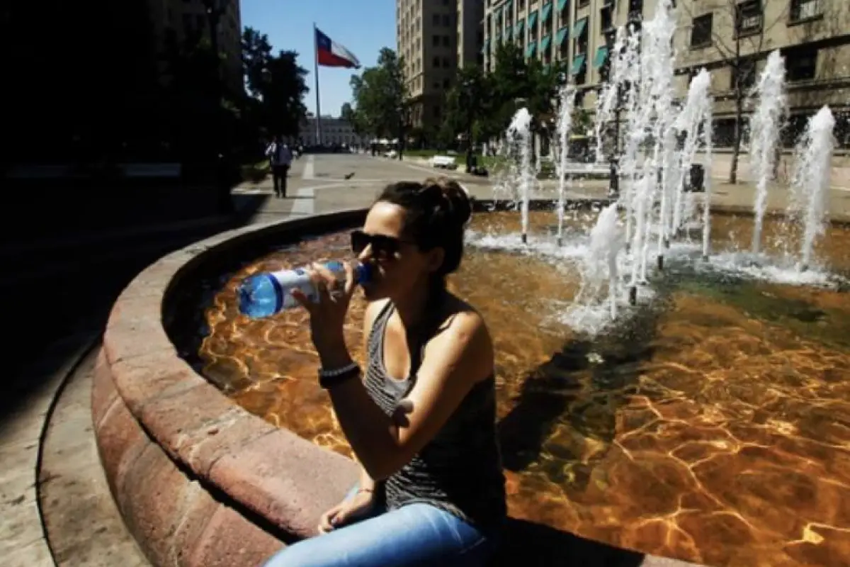 calor en Santiago