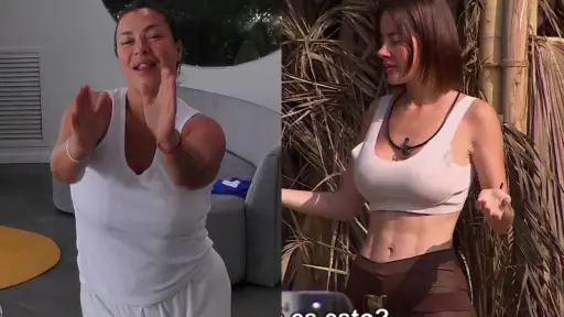 Marlen Olivari y Nacha Michelson, Captura de pantalla - Canal 13