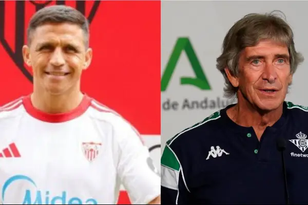 Alexis Sánchez y Manuel Pellegrini  ,   