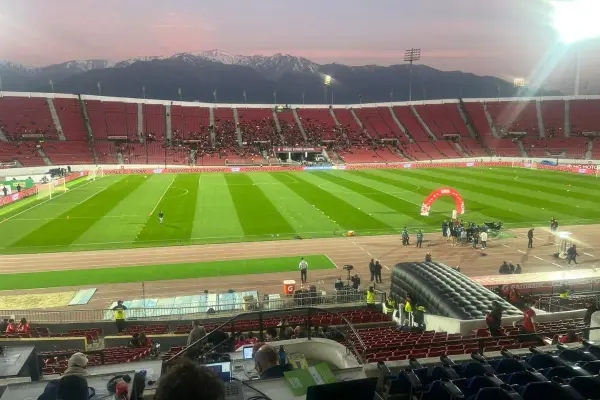 El estadio Nacional despide a la Roja ,Foto: Alejandro Villegas