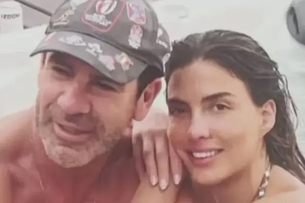 Marcelo Salas y su ex pareja durante el verano ,Instagram