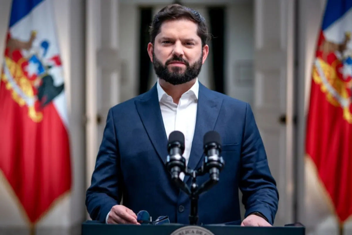 El Presidente Boric se dirigió a la nación, Cedida