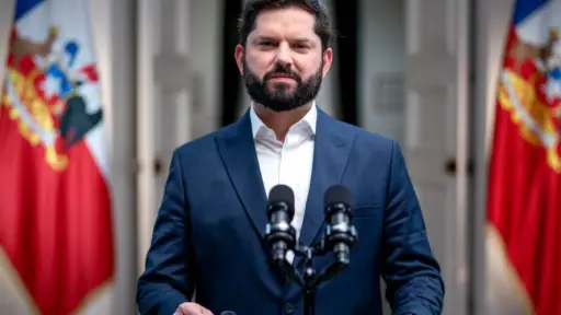 El Presidente Boric se dirigió a la nación, Cedida