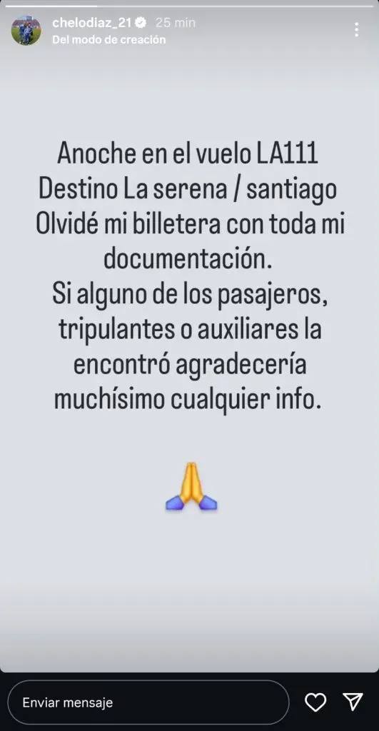 El drama que vive Marcelo Díaz  - Marcelo Díaz | Instagram
