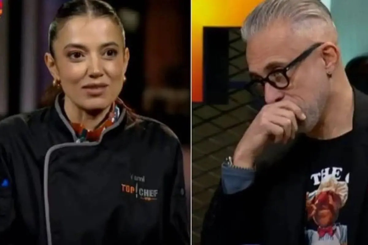 Yamila Reyna y Sergi Arola ,     