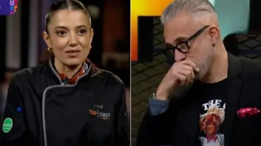 Yamila Reyna y Sergi Arola ,     