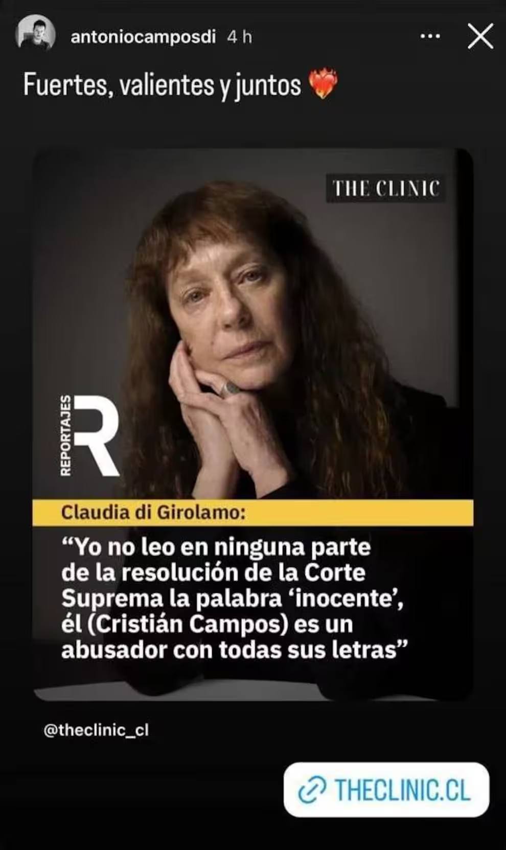 Historia de Antonio Campos - Captura de pantalla - La Cuarta