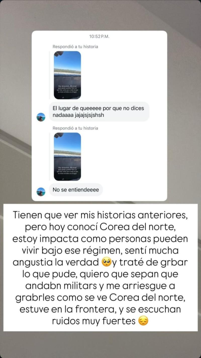Naya Fácil visitó la frontera entre ambas Coreas  - Naya Fácil | Instagram