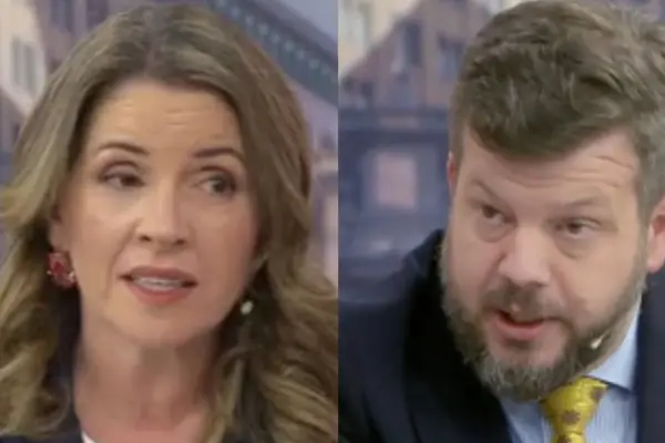 El tenso momento protagonizado por Monserrat Álvarez y Johannes Kaiser ,Buenos días a todos | Captura