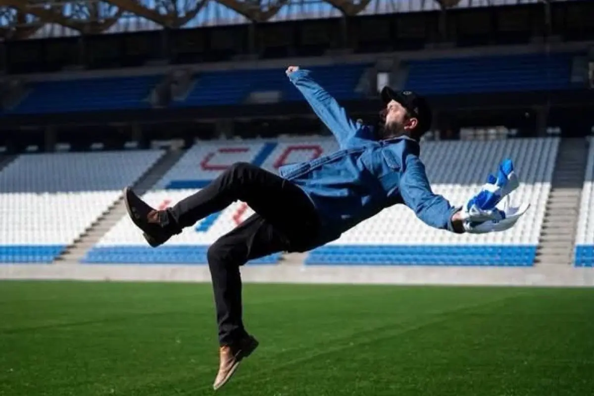 El Presidente Boric en el Claro Arena, red X