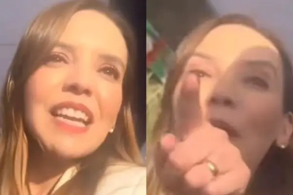 Camila Flores tuvo su minuto de furia ,Captura