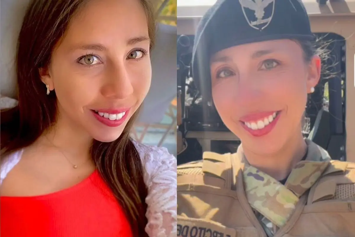 Camila Orellana, la primera mujer paracaidista en una Parada Militar, Instagram