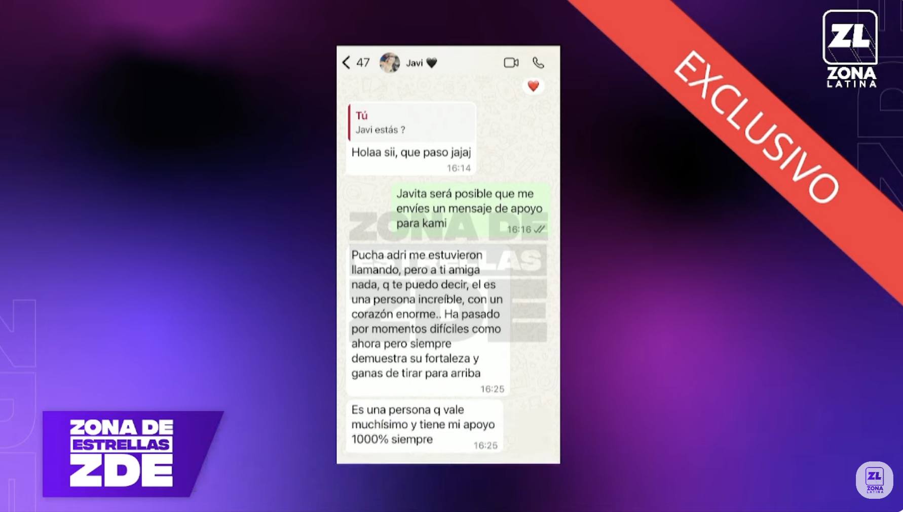 Javiera Victoria habló de Kaminski - Captura de Youtube