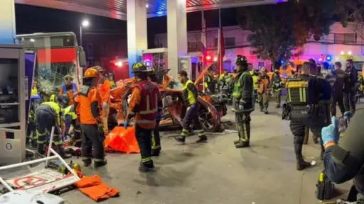 Escena de terror al interior de estación de servicio Copec, red X