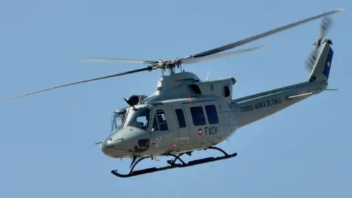 Alarma por desaparición de helicóptero de la FACh, red X