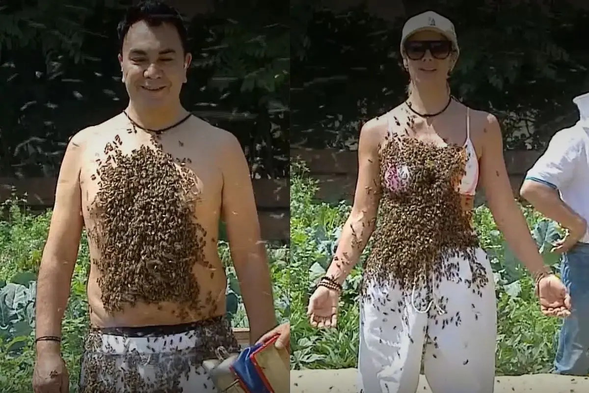 Luis Sandoval y Carla Ochoa en El Internado, Captura