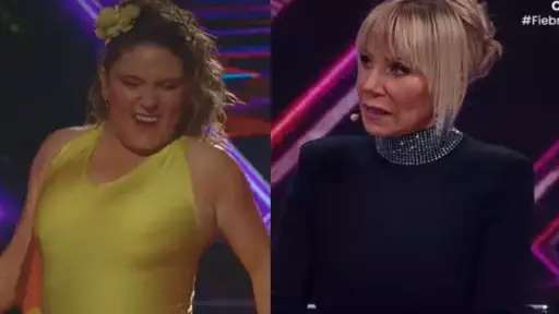 Raquel Argandoña barrio con Coté Quiroz, red X