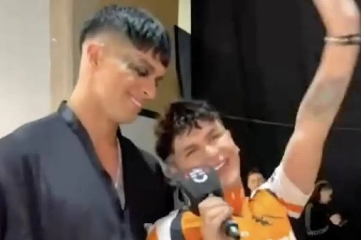 Davis Sáez y David Nicolás en Fiebre de Baile, Captura de Pantalla