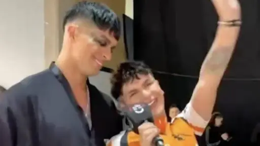 Davis Sáez y David Nicolás en Fiebre de Baile, Captura de Pantalla