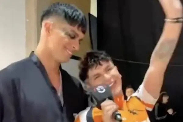 Davis Sáez y David Nicolás en Fiebre de Baile ,Captura de Pantalla