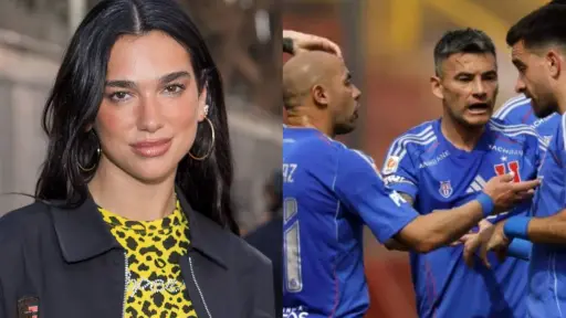 Dua Lipa hace sufrir a la U , Redes sociales | Referencial