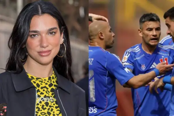 Dua Lipa hace sufrir a la U  ,Redes sociales | Referencial