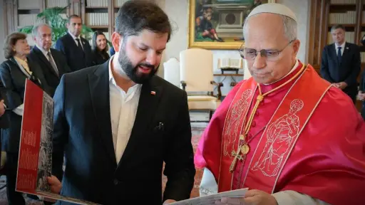 Encuentro entre Boric y el Papa XIV , Presidencia 