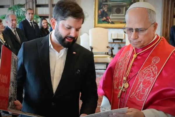 Encuentro entre Boric y el Papa XIV  ,Presidencia 