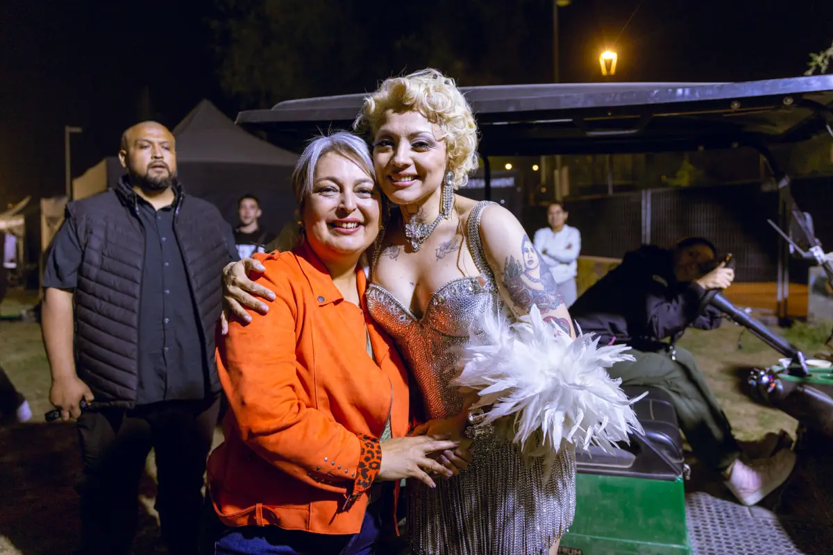 Mon Laferte con Jeannette Jara , Cedida 