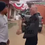 Empresario amenazó a trabajadores de delivery, Captura