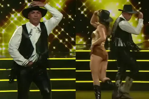 Así fue la presentación de Esteban Paredes en ''Fiebre de Baile'' ,CHV | Captura