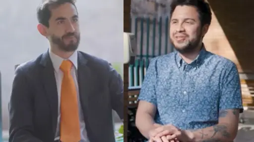 Hermann Heim y Gustavo Gatica en simpática entrevista, Captura