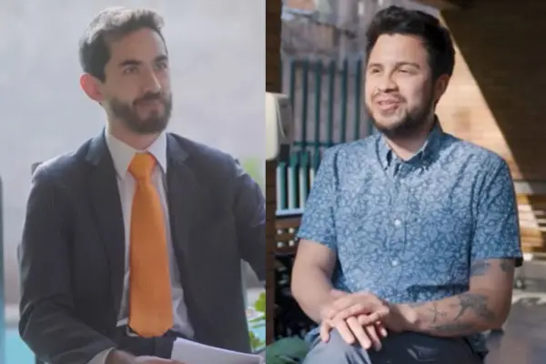Hermann Heim y Gustavo Gatica en simpática entrevista ,Captura