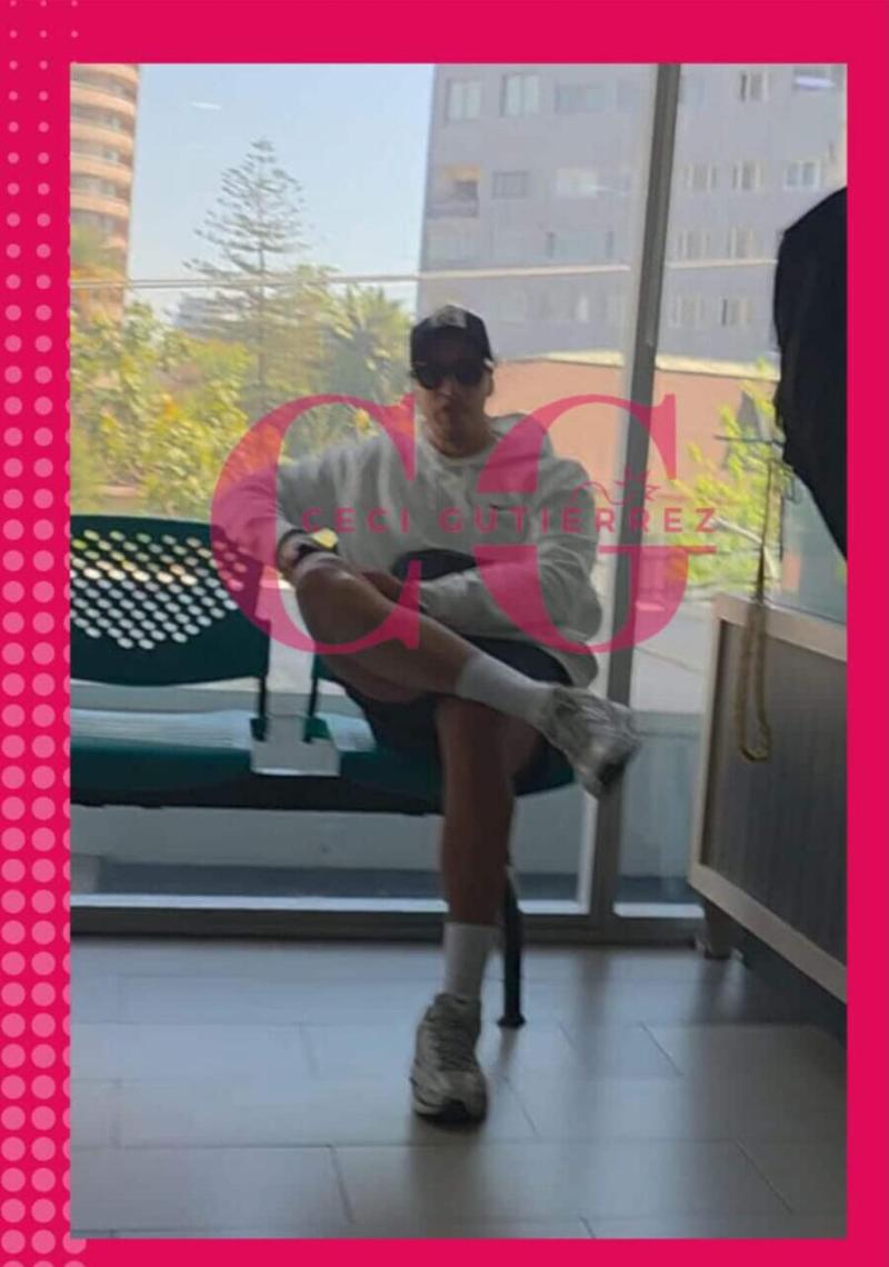 Camilo Huerta captado en una clínica  - Cecilia Gutiérrez | Instagram
