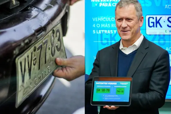 El cambio de patentes para el parque automotriz ,red X
