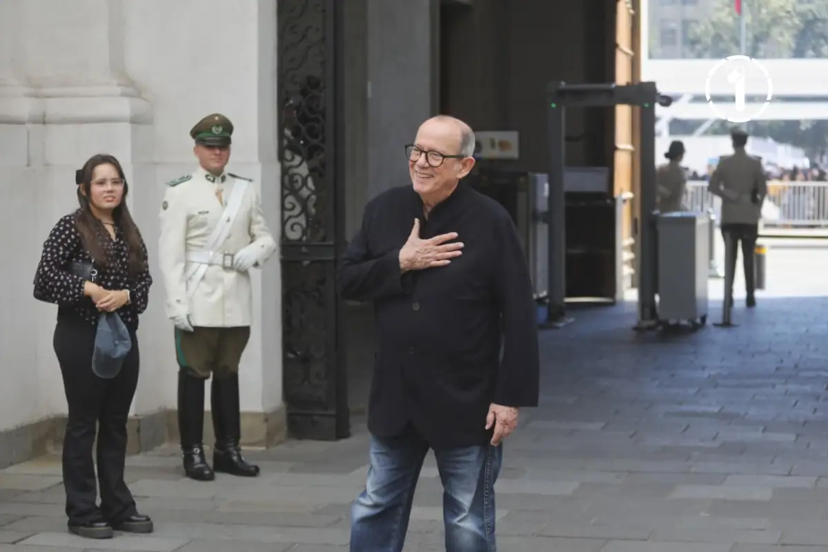 Silvio Rodríguez este jueves en La Moneda, Agencia Uno