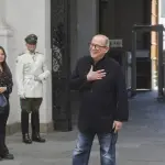 Silvio Rodríguez este jueves en La Moneda, Agencia Uno