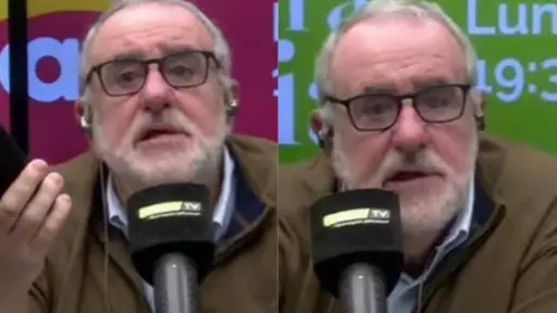 Temblor pilló en vivo a Roberto Dueñas , Captura