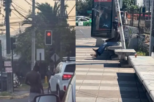 El hombre ha sido visto en Ñuñoa y La Reina ,Captura