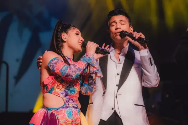 Milena Warthon y Américo ,Cedida