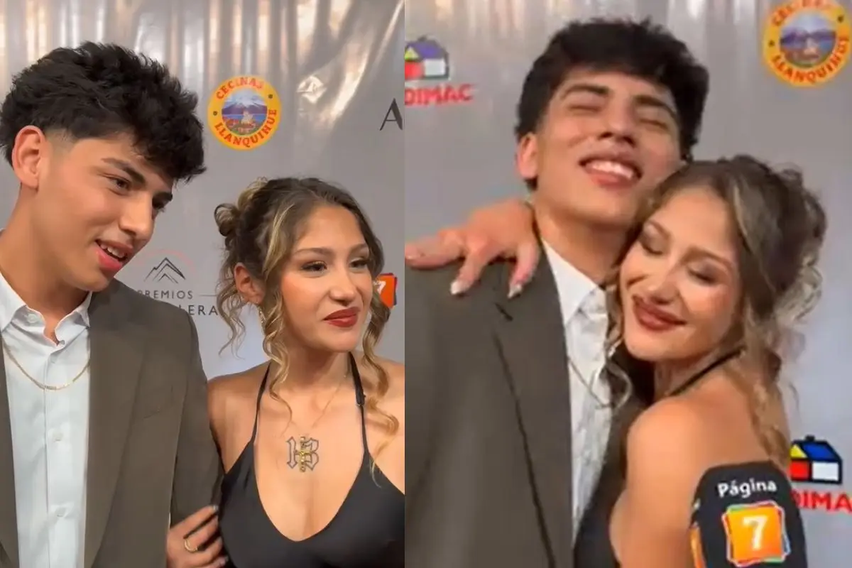 Trini Neira y Bimza en importante premiación, Captura