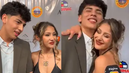 Trini Neira y Bimza en importante premiación, Captura