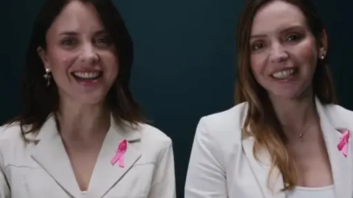 Camila Musante y Camila Flores contra el cáncer de mama, Captura