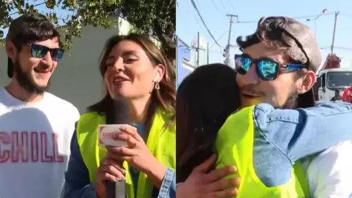 Se declaran en vivo a Daniela Muñoz, Captura | CHV