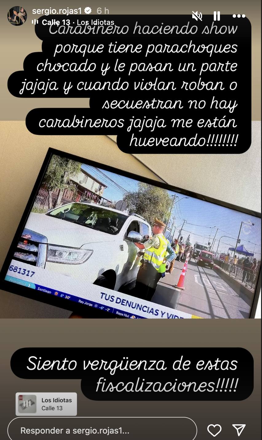 Sergio Rojas - Instagram