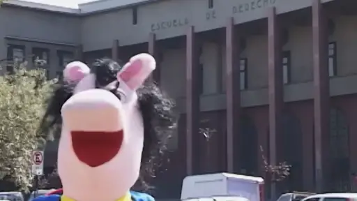 Juan Pablo Sopa en la escuela de derecho, Captura