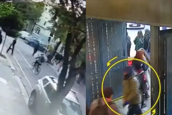 El agresor atacó por la espalda a su víctima ,Captura