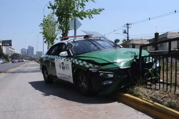 Patrulla policial protagonizó accidente ,Agencia Uno